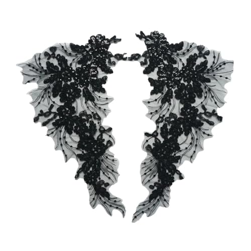 MYXJX applizieren, Hochzeitskleid-Applikation, Spitzenstoff, Stickerei, Spitze, Ausschnitt, Nähte, Kleid, DIY-Dekoration MYXJX applizieren, Hochzeitskleid-Applikation, Spitzenstoff, Stickerei, Spitze, Ausschnitt, Nähte, Kleid, DIY-Dekoration von MYXJX