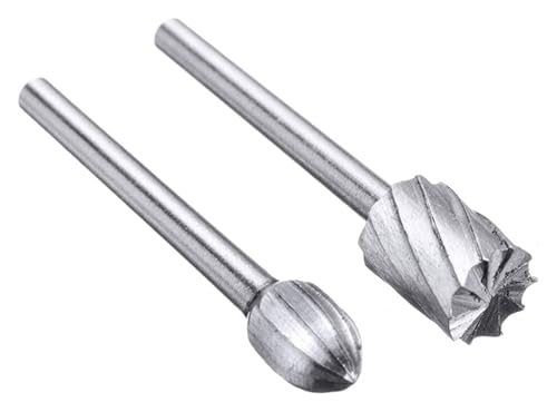Oberfräser-Bits, Bits 2-teiliges Fräsbohrer-Fräser-Fräser-Bit, Hochgeschwindigkeitsstahl-Holzbearbeitungswerkzeug, 3-mm-HSS-Fräs-Rotationsgratfeilen-Set, Holzbearbeitungswerkzeuge-Fräser Oberfräser-Bits, Bits 2-teiliges Fräsbohrer-Fräser-Fräser-Bit, Hochgeschwindigkeitsstahl-Holzbearbeitungswerkzeug, 3-mm-HSS-Fräs-Rotationsgratfeilen-Set, Holzbearbeitungswerkzeuge-Fräser von MYXJX