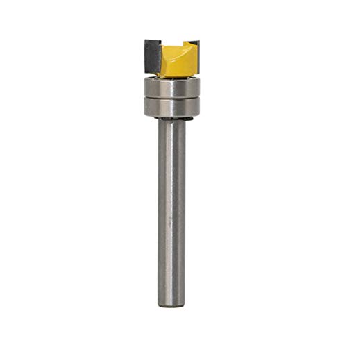 Oberfräser-Bits, Bits Lager Bündig Trim Router Bit 6mm Schaft Gerade Bit Wolfram Holzbearbeitung Fräser Werkzeug 1pc, Holzbearbeitung Werkzeuge Cutter(NO1) von MYXJX