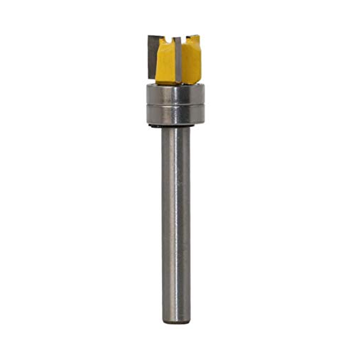 Oberfräser-Bits, Bits Lager Bündig Trim Router Bit 6mm Schaft Gerade Bit Wolfram Holzbearbeitung Fräser Werkzeug 1pc, Holzbearbeitung Werkzeuge Cutter(NO11) von MYXJX