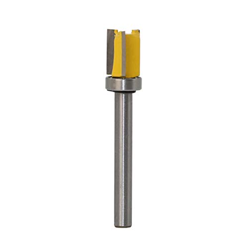 Oberfräser-Bits, Bits Lager Bündig Trim Router Bit 6mm Schaft Gerade Bit Wolfram Holzbearbeitung Fräser Werkzeug 1pc, Holzbearbeitung Werkzeuge Cutter(NO6) von MYXJX