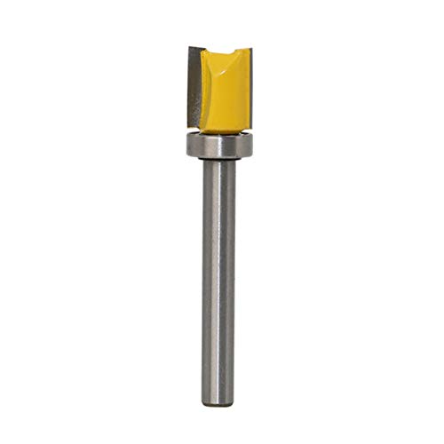 Oberfräser-Bits, Bits Lager Bündig Trim Router Bit 6mm Schaft Gerade Bit Wolfram Holzbearbeitung Fräser Werkzeug 1pc, Holzbearbeitung Werkzeuge Cutter(NO7) von MYXJX