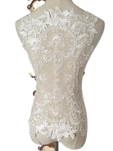 applizieren, 3D-Blumen-Perlen-Pailletten-Spitzenapplikation, Motiv, Nähen, Braut, Hochzeit applizieren, 3D-Blumen-Perlen-Pailletten-Spitzenapplikation, Motiv, Nähen, Braut, Hochzeit von MYXJX