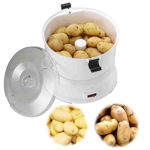 MZBDYYF Electric Potato Peeler - Automatische Rotary Rolling Peler für Küchen- und kommerzielle Nutzung - EIN -Knopf -Gemüse -Peeling -Werkzeug für eine schnelle und einfache Salatvorbereitung von MZBDYYF