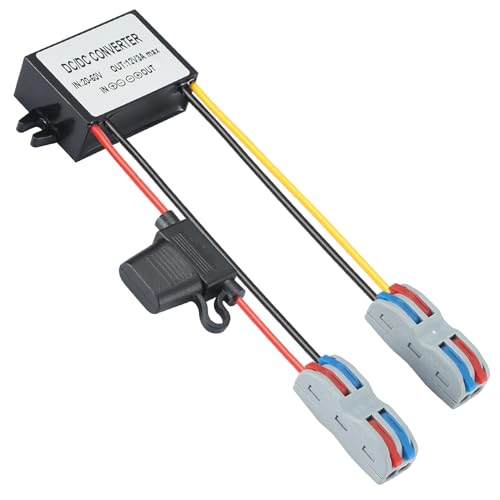 MZHOU DC 20V-60V auf 12V 3A 36W Buck Converter DC 24V 32V 48V auf 12V Step Down Wandler Spannungsversorgung Abwärtsmodul Konverter MZHOU DC 20V-60V auf 12V 3A 36W Buck Converter DC 24V 32V 48V auf 12V Step Down Wandler Spannungsversorgung Abwärtsmodul Konverter von MZHOU