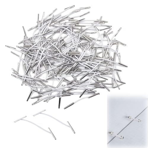 120 Stück Metall-Schatzanhänger, Papierbinder mit Metallenden, elastisch, Metall, Schatzanhänger, Bürobefestigungen, Locher, Schnurbinder, zum Organisieren von Papierdokumenten von MZOYOURO