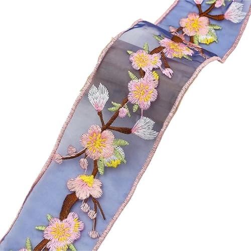2 Yards bestickte Spitzenborte, ethnische Gurtbänder for Kleidung, Dekoration, DIY, Nähen, Applikationen(5.5cm-A) von MZPOZB