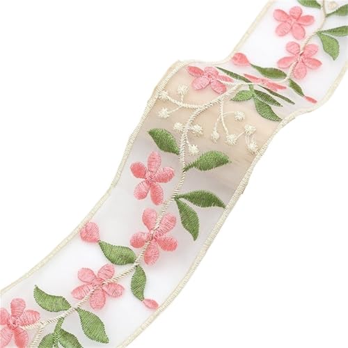 2 Yards bestickte Spitzenborte, ethnische Gurtbänder for Kleidung, Dekoration, DIY, Nähen, Applikationen(5.5cm-C) von MZPOZB