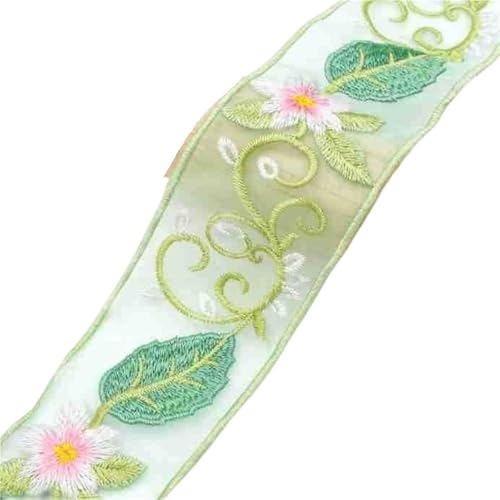 2 Yards bestickte Spitzenborte, ethnische Gurtbänder for Kleidung, Dekoration, DIY, Nähen, Applikationen(5.8cm-B) von MZPOZB