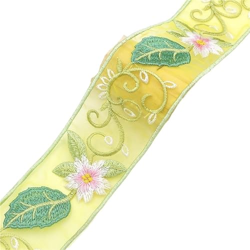 2 Yards bestickte Spitzenborte, ethnische Gurtbänder for Kleidung, Dekoration, DIY, Nähen, Applikationen(5.8cm-C) von MZPOZB