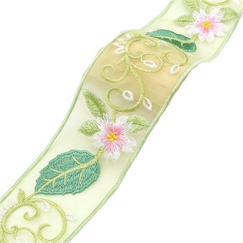 2 Yards bestickte Spitzenborte, ethnische Gurtbänder for Kleidung, Dekoration, DIY, Nähen, Applikationen(5.8cm-G) von MZPOZB