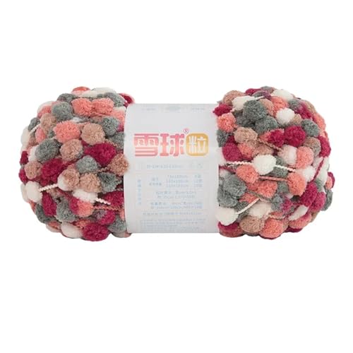 200 g Pixel Point Garn, kleine Schneeballpellets, geflochtene Kissen, Bodenmatte, Decke, DIY, handgefertigtes Stricken(Color-54) von MZPOZB