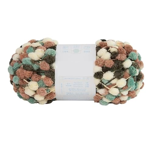 200 g Pixel Point Garn, kleine Schneeballpellets, geflochtene Kissen, Bodenmatte, Decke, DIY, handgefertigtes Stricken(Color7) von MZPOZB