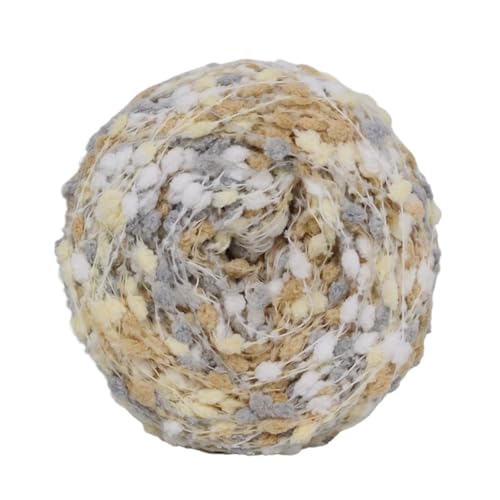 3 stücke 50 gr/teil Reel Wasser Tropfen Feine Gold Silber Garn Mit Wolle DIY for Stricken Pullover Schal Hut(Color-07) von MZPOZB