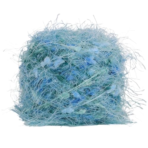 3 stücke 50G Spezielle Hand Stricken Häkeln Bean Garn Gold Silber Wolle Gewinde for Schal Pullover Handschuh Tasche Hut DIY(Color-09) von MZPOZB