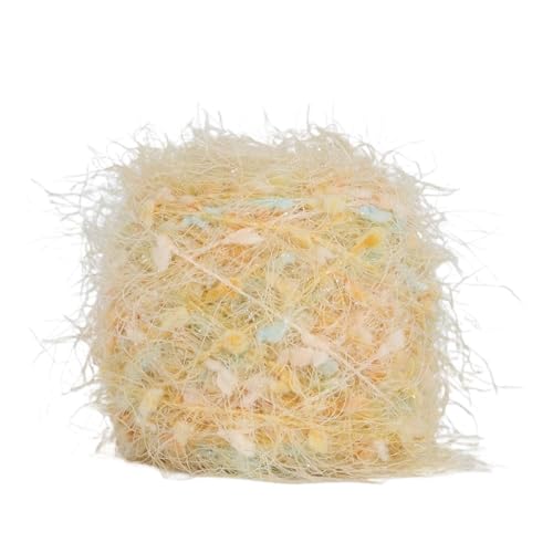 3 stücke 50G Spezielle Hand Stricken Häkeln Bean Garn Gold Silber Wolle Gewinde for Schal Pullover Handschuh Tasche Hut DIY(Color-16) von MZPOZB