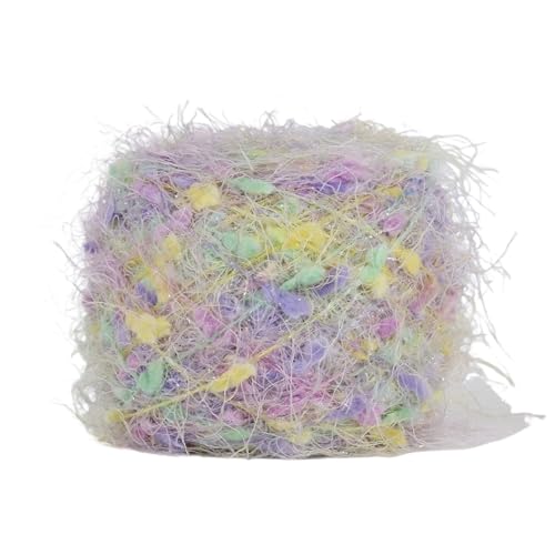 3 stücke 50G Spezielle Hand Stricken Häkeln Bean Garn Gold Silber Wolle Gewinde for Schal Pullover Handschuh Tasche Hut DIY(Color-22) von MZPOZB