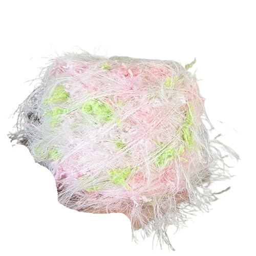 3 stücke 50g Pastoralen Stil Gemischt Garn Ball Blume Faux Wolle Stricken Häkeln Thread for Pullover Schal Hüte(Dark Grey) von MZPOZB