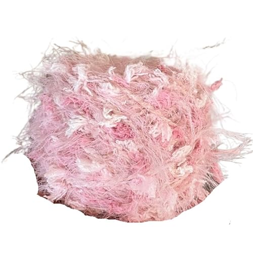 3 stücke 50g Pastoralen Stil Gemischt Garn Ball Blume Faux Wolle Stricken Häkeln Thread for Pullover Schal Hüte(Gold) von MZPOZB