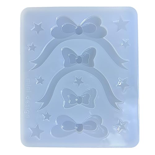 Geometrie Prinzessin On The Run Bowknot Silikon Epoxidharz Form Schlüsselanhänger Anhänger Schmuck für Taschendekorationen von MZRAN