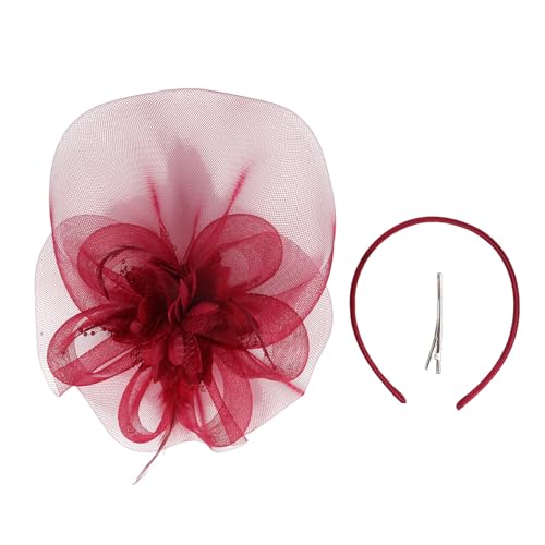 MZRAN Haarspange aus Netzstoff mit gefiederten Dekorationen für Hochzeiten, Themenanlässe, Feiern, Accessoires MZRAN Haarspange aus Netzstoff mit gefiederten Dekorationen für Hochzeiten, Themenanlässe, Feiern, Accessoires von MZRAN