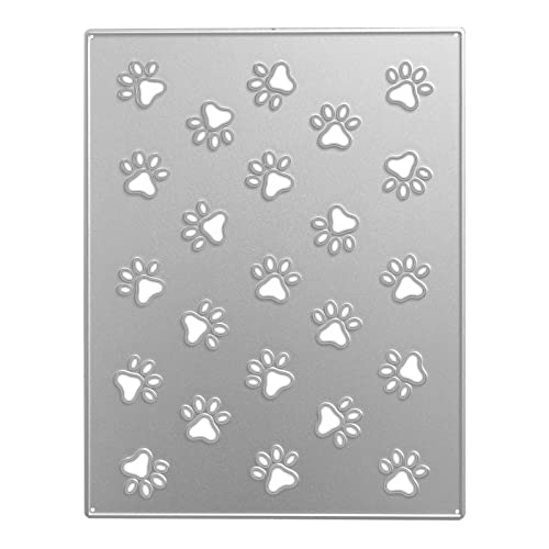 Metall-Stanzform mit Hundepfotenabdruck, Prägeschablone für Kartenherstellung, Scrapbooking, Album-Dekoration von MZRAN