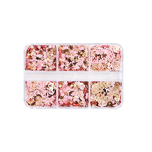 Mondstern Herz Kunst Pailletten Blume Pailletten für Schönheit Make-up Gesicht Körper Handwerk Kunst Dekoration von MZRAN