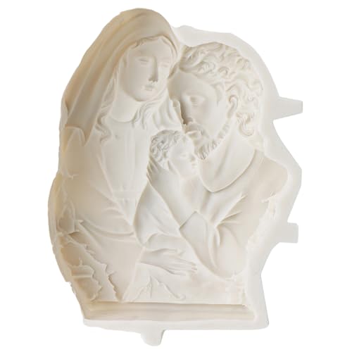 Religiöse Statuen-Silikonformen für Epoxidharz, Seife, Weihnachtsgeschenk, Heimdekoration von MZRAN