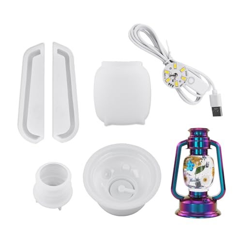 Silikonform-Set, Kristall, Epoxidharz, Öllampenherstellung, Bastelformen, Nachtlicht, Formen für Handarbeiten von MZRAN