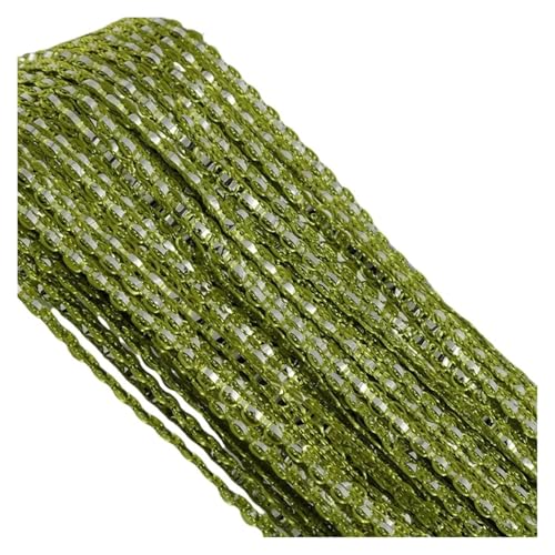MZSKLW 100 x 200 cm Kristall-Vorhang, Volant, glänzende Quastenlinie, Vorhänge, Fenster, Tür, Teiler, Drapierung, Wohnzimmer, Schlafzimmer, Heimdekoration(01 Green) von MZSKLW