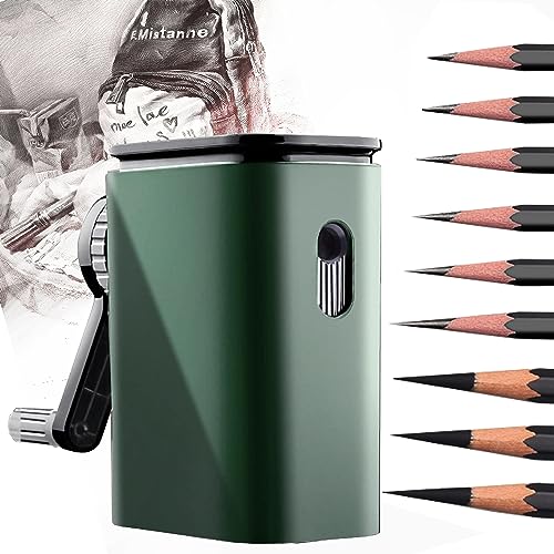 MZSX Schreibtisch-Anspitzer, Dosenspitzer Einfachspitzer, 9 gears adjustable, Geeignet für Schüler, Kinder, Erwachsene, Skizzieren, bildende Kunst, professionelle Bleistiftspitzer, Schule, Büro MZSX Schreibtisch-Anspitzer, Dosenspitzer Einfachspitzer, 9 gears adjustable, Geeignet für Schüler, Kinder, Erwachsene, Skizzieren, bildende Kunst, professionelle Bleistiftspitzer, Schule, Büro von MZSX