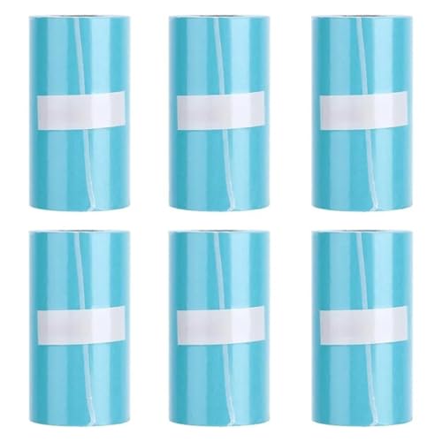 Thermopapier 6 Rollen Memopapier, Papierrolle 57 x 30 mm for tragbaren Taschen-Thermodrucker, selbstklebendes Thermopapier Thermopapier 6 Rollen Memopapier, Papierrolle 57 x 30 mm for tragbaren Taschen-Thermodrucker, selbstklebendes Thermopapier von MZYFDC