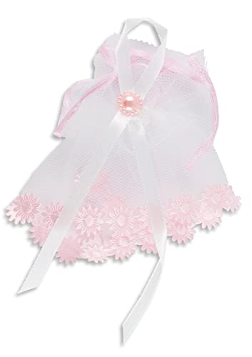 KERZENMANSCHETTE aus TÜLL in ROSA – Tropfschutz für Kommunion- & TAUFKERZEN – Ø 3–6 cm – Blüten-Verzierung & Satinband – Festliches Accessoire für Mädchen – MaMeMi Markenqualität KERZENMANSCHETTE aus TÜLL in ROSA – Tropfschutz für Kommunion- & TAUFKERZEN – Ø 3–6 cm – Blüten-Verzierung & Satinband – Festliches Accessoire für Mädchen – MaMeMi Markenqualität von MaMeMi