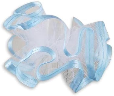 KERZENMANSCHETTE TÜLL BLAU mit Satinband – Tropfschutz & Deko für TAUFKERZEN & KOMMUNIONSKERZEN für Jungen – für Kerzen Ø 3–6 cm – Festliches Accessoire – MaMeMi KERZENMANSCHETTE TÜLL BLAU mit Satinband – Tropfschutz & Deko für TAUFKERZEN & KOMMUNIONSKERZEN für Jungen – für Kerzen Ø 3–6 cm – Festliches Accessoire – MaMeMi von MaMeMi
