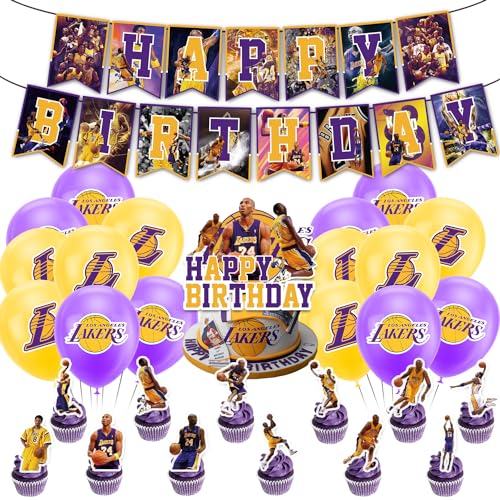 Basketball Deko Geburtstag 32PCS Basketball Party Dekoration&Geschirr Set-Basketball Party Thema Banner Luftballons&Servietten Geburtstag Basketball Teller etc Basketball Party Decoration Basketball Deko Geburtstag 32PCS Basketball Party Dekoration&Geschirr Set-Basketball Party Thema Banner Luftballons&Servietten Geburtstag Basketball Teller etc Basketball Party Decoration von MaSif
