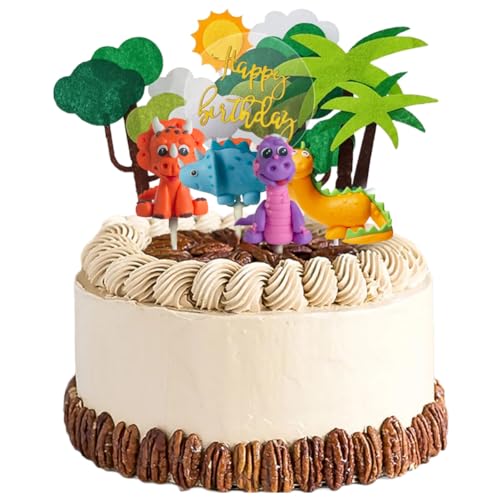 MaSif 14 Stück Dinosaurier Tortendeko, Dino Geburtstag Kuchen Deko Tortendeko Geburtstag Junge Cupcake Deko 3D Dinosaurier Kuchendekoration Cake Toppers für Kinder MaSif 14 Stück Dinosaurier Tortendeko, Dino Geburtstag Kuchen Deko Tortendeko Geburtstag Junge Cupcake Deko 3D Dinosaurier Kuchendekoration Cake Toppers für Kinder von Homry