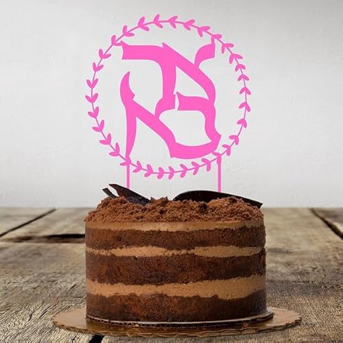 Torten Topper | Ahawa | Hebräisch | Rosa von Maamin