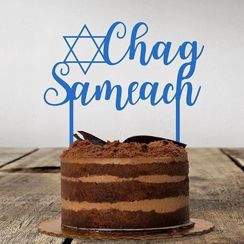 Torten Topper | Chag Sameach | Deutsch | Blau Torten Topper | Chag Sameach | Deutsch | Blau von Maamin