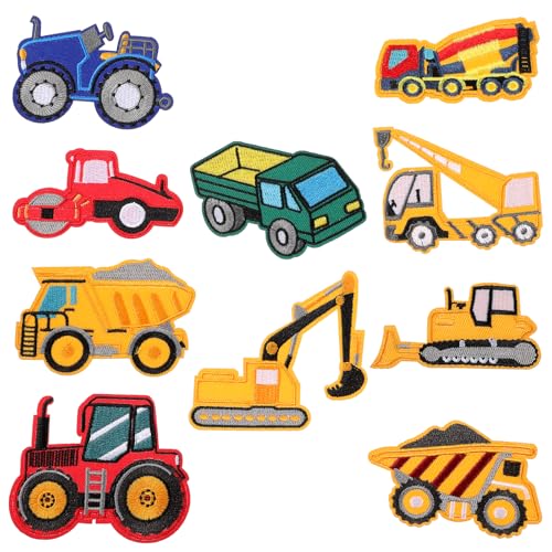 10 Stück Bügelflicken Kinder,Mabor Baufahrzeug Flicken zum Aufbügeln Kinder Cartoon Bügelbilder Kinder Aufbügel Patches Bügelpatch Kinder für T-Shirt Jeans Taschen Reparieren Sie Das Loch 10 Stück Bügelflicken Kinder,Mabor Baufahrzeug Flicken zum Aufbügeln Kinder Cartoon Bügelbilder Kinder Aufbügel Patches Bügelpatch Kinder für T-Shirt Jeans Taschen Reparieren Sie Das Loch von Mabor