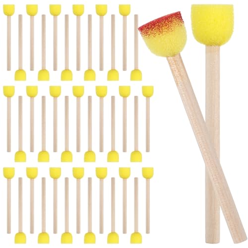 Schwammpinsel,Mabor 40 Stück Schaumstoffpinsel Stupfpinsel Rund Malschwamm Tupfpinsel Runde Schwammstempel Acrylmalerei Zubehör Holzgriff Schwämme Schwammpinsel Schwammstupf Pinsel Stempel Rund Schwammpinsel,Mabor 40 Stück Schaumstoffpinsel Stupfpinsel Rund Malschwamm Tupfpinsel Runde Schwammstempel Acrylmalerei Zubehör Holzgriff Schwämme Schwammpinsel Schwammstupf Pinsel Stempel Rund von Mabor