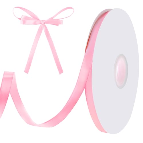 91,4m X 1cm Geschenkband Rosa,Mabor Satinband Rosa Schleifenband Hochzeit Feines Dekoband Band Stoffband Seidenband für Weihnachtsgeschenke Hochzeit Basteln Geschenke Sträuße 91,4m X 1cm Geschenkband Rosa,Mabor Satinband Rosa Schleifenband Hochzeit Feines Dekoband Band Stoffband Seidenband für Weihnachtsgeschenke Hochzeit Basteln Geschenke Sträuße von Mabor