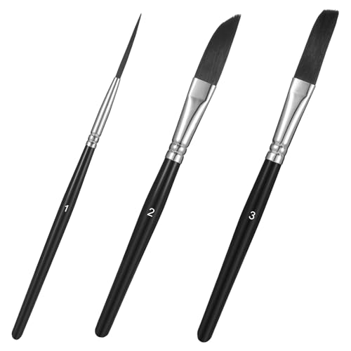 Mabor 3 Stück Aquarellpinsel Schwert Set,Pinselset Acrylfarben Detailing Pinsel Streifenpinsel Langlinienpinsel Schriftlinienpinsel und Schriftrollenpinsel Professionelle Kunstpinsel Mabor 3 Stück Aquarellpinsel Schwert Set,Pinselset Acrylfarben Detailing Pinsel Streifenpinsel Langlinienpinsel Schriftlinienpinsel und Schriftrollenpinsel Professionelle Kunstpinsel von Mabor