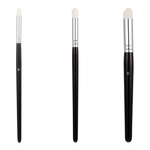 Mabor 3 Stück Dry Brush Pinsel Set Miniature Pinsel für Miniaturmalerei und Modell Professionelle Trockenbürstefür Modellbau Tabletop Acrylfarben(Nr.6, Nr.8, Nr.12) von Mabor