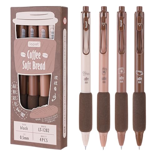 4 Stück Kugelschreiber Aesthetic,Mabor 0,5mm Einziehbare Kulischreiber Stifte Aesthetic Gelschreiber Gelstifte Schwammgriff Stifte Gel Pen mit Schwarzer Tinte Kugelschreiber Aesthetic für Schule Büro 4 Stück Kugelschreiber Aesthetic,Mabor 0,5mm Einziehbare Kulischreiber Stifte Aesthetic Gelschreiber Gelstifte Schwammgriff Stifte Gel Pen mit Schwarzer Tinte Kugelschreiber Aesthetic für Schule Büro von Mabor