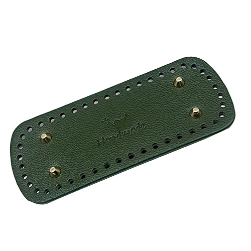 Mabta Handgefertigte Taschenhose mit 44 Löchern, Leder, oval, rund, Taschenboden, DIY, Häkeltasche, Zubehör für Stricktaschen, Eimer-Taschen Mabta Handgefertigte Taschenhose mit 44 Löchern, Leder, oval, rund, Taschenboden, DIY, Häkeltasche, Zubehör für Stricktaschen, Eimer-Taschen von Mabta