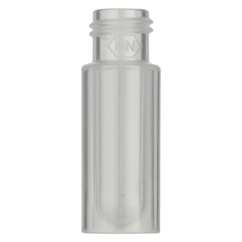 Macherey & Nagel ML-1524 Polypropylen Gewindeflasche mit Rundbodeneinsatz, N 9, Transparent, 0.7ml Kapazität, 11.6mm Durchmesser, 32.0mm Höhe, 100 Stück von Macherey & Nagel
