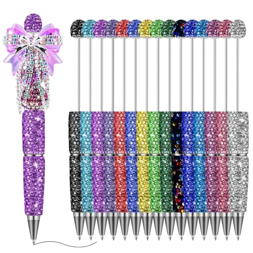 Kreative Stifte mit Strasssteinen, 15-teiliges Set, Glitzerstifte, Schreibstifte für individuelle Gestaltung, Geschenke, Kunstprojekte, ideal Kreative Stifte mit Strasssteinen, 15-teiliges Set, Glitzerstifte, Schreibstifte für individuelle Gestaltung, Geschenke, Kunstprojekte, ideal von Machify