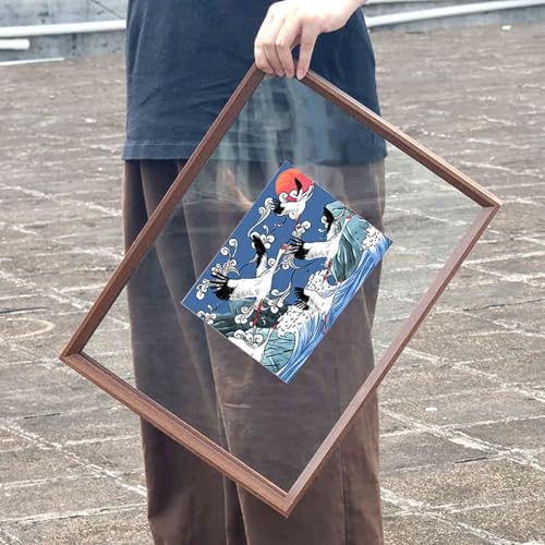 Machtiging Schwebender Bilderrahmen Aus Holz,Holz Doppelseitig Rahmen,Doppelseitiger Transparenter Fotorahmen Aus Holz,Bilderrahmen Glas,Anti-Fall,Kratzfest,Leicht,FüR Fotos,Kunstwerke,Poster Machtiging Schwebender Bilderrahmen Aus Holz,Holz Doppelseitig Rahmen,Doppelseitiger Transparenter Fotorahmen Aus Holz,Bilderrahmen Glas,Anti-Fall,Kratzfest,Leicht,FüR Fotos,Kunstwerke,Poster von Machtiging