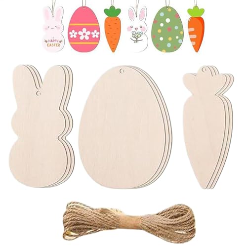 Holzschilder mit Hasenei-Karotte, blanko, Hasenei-Karotten-Holzausschnitt für Ostern, Frühlingsdekoration, Klassenzimmer, handgefertigt, Handwerk für Kinder, Erwachsene Holzschilder mit Hasenei-Karotte, blanko, Hasenei-Karotten-Holzausschnitt für Ostern, Frühlingsdekoration, Klassenzimmer, handgefertigt, Handwerk für Kinder, Erwachsene von Maciun