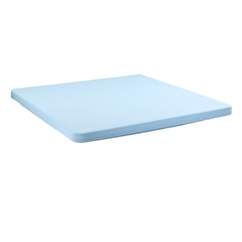 Maciun Esstischdecke, quadratisch, waschbar, Schreibtischschutz, dehnbare Schreibtischauflage, 86,4 x 86,4 cm, dehnbare Cocktail-Tischdecke für Picknick von Maciun